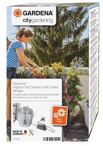 Set Extindere Sistem Irigare Gardena NatureUp 13158-20, cu Transformator si Pompa