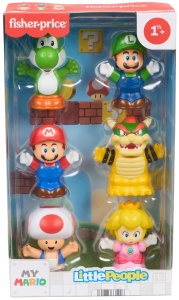 Set Figurine Fisher-Price Little People Super Mario, 6 personaje, pentru copii - Img 6