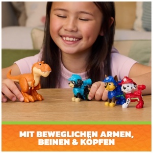 Set Figurine PAW Patrol Dino Aventuri - 6 Piese, pentru copii de la 3 ani - Img 4