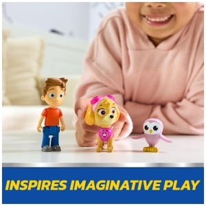 Set Figurine Paw Patrol Skye si Alex Porter cu Lil Hootie, Jucarie pentru Copii - Img 2