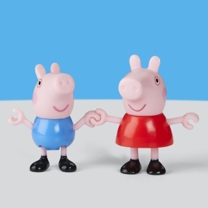 Set Figurine Peppa Pig - Familia Wutz, 5 Piese, Roz - Img 7
