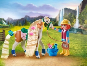 Set Figurine PLAYMOBIL 71639 Ellie si Pinto cu Accesorii pentru Frisuri Creative - Img 3