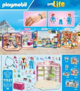 Set Figurine PLAYMOBIL MyLife 71537 Beauty Boutique, 5 ani, accesorii incluse - Img 8