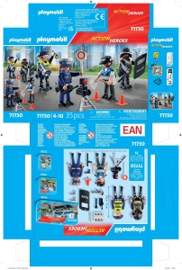 Set Figurine Politie PLAYMOBIL 71730 pentru copii de la 4 ani, creativitate si aventura - Img 5