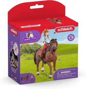 Set Figurine Schleich Horse Club - Hannah si Cayenne, 10 Piese, pentru Copii de la 5 Ani - Img 9