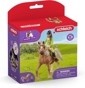 Set Figurine Schleich Horse Club Sarah si Mystery, 10 Piese, pentru Copii 5-12 Ani - Img 8