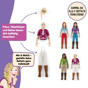 Set Figurine Schleich Horse Club Sofia si Blossom, 10 piese, pentru copii de la 5 ani - Img 8