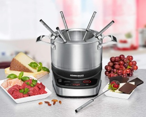 Set fondue electric Rommelsbacher F 1200 25L 6 furculite control tactil 1200W - Img 7