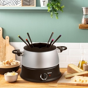 Set Fondue Electric Tefal EF3000, 1200W, pentru 6 Persoane, ArgintiuNegru - Img 2