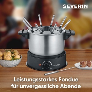 Set Fondue SEVERIN FO 2470, 1.4L, 1500W, electric, negru - Img 3