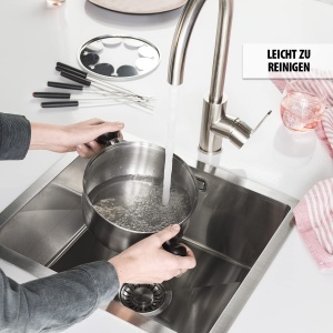 Set fondue Tristar FO-1109, 1.3L, 1400W, 8 persoane, otel inoxidabil - Img 6
