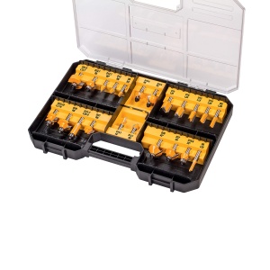 Set freze 22 piese Dewalt DT90017-QZ, din otel de calitate, design anti-recul - Img 2