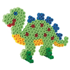 Set Hama 8909 cu 250 Perle Maxi Colorate, Placa Dino si Accesorii - Img 4