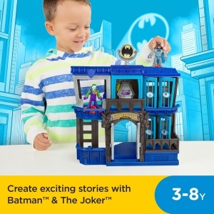 Set joaca Fisher-Price Imaginext DC Super Friends Gotham City HHP81 cu figurine Batman si Joker - Img 3