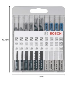 Set lame de ferastrau pendular Bosch Professional 10 piese Basic pentru lemn si metal - Img 9