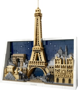 Set LEGO Architecture Paris Stadt der Liebe 21064, 958 piese, decoratiune 3D - Img 10