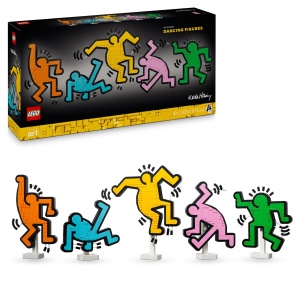 Set LEGO Art Keith Haring Tanzande Figuren 31216, 1773 piese, decorativ