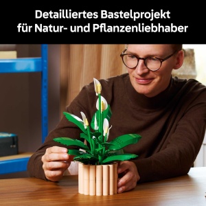 Set LEGO Botanicals Friedenslilie 11504, 474 piese, decoratiune interioara - Img 3