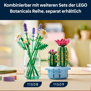 Set LEGO Botanicals Gaseblaut - 133 piese, decorativ, pentru copii de peste 9 ani - Img 7