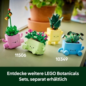 Set LEGO Botanicals - Plante Decorative cu 2 Flori si 2 Ghivece Pastelate - Img 7