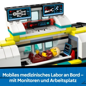 Set LEGO City - Avion de salvare cu 4 mini-figuri si accesorii, 403 piese - Img 4