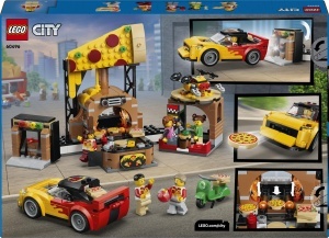 Set LEGO City Pizzeria cu Vehicule 60496, 494 piese, pentru copii de la 6 ani - Img 12