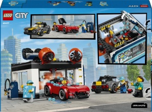 Set LEGO City - Spalatorie Auto 60497, 583 piese, 2 masini, 4 figurine - Img 11