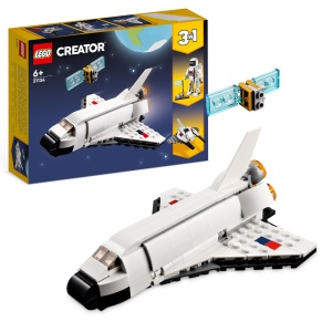Set LEGO Creator 3in1 31134 - Racheta Spatiala cu Astronaut, 144 piese, pentru copii 6