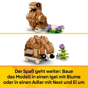 Set LEGO Creator 3in1 Hamster cu Floare - 166 piese, pentru copii 7 - Img 6
