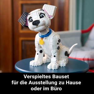 Set LEGO Disney - Caine Dalmatian 101 Dalmatiner 43269, 1722 piese, pentru adulti - Img 6