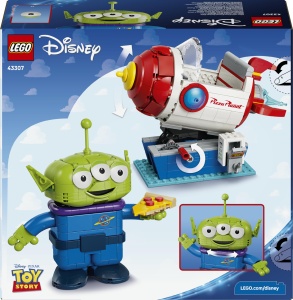 Set LEGO Disney Pixar Alien cu Raketa Pizza Planet, 714 piese, 3D - Img 8