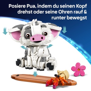 Set LEGO Disney Princess Pua 43292, 885 piese, figurina mobila, 20 cm - Img 5