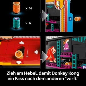 Set LEGO Donkey Kong Arcade 72051 - Mini model 3D interactiv pentru adulti - Img 4