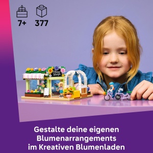 Set LEGO Friends Creativ Magazin de Flori - 377 Piese, 2 Figurine, Accesorii - Img 2