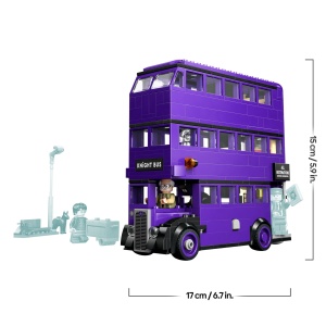 Set LEGO Harry Potter - Autobuz Fermecat cu 5 Figurine si Accesorii, 76446 - Img 8