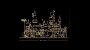 Set LEGO Harry Potter Castelul Hogwarts 76419 pentru adulti 2660 piese cu turnuri si detalii iconice - Img 7