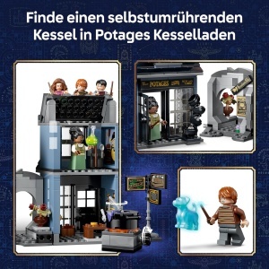 Set LEGO Harry Potter - Magazinul Borgin si Burkes si Kesselladen, 8 Minifigurine - Img 5
