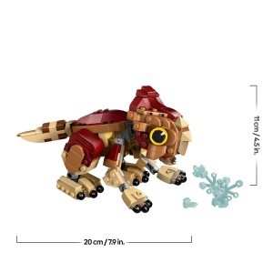 Set LEGO Jurassic World Babydinosaurier Dolores Aquilops, 339 piese, pentru copii de la 7 ani - Img 9