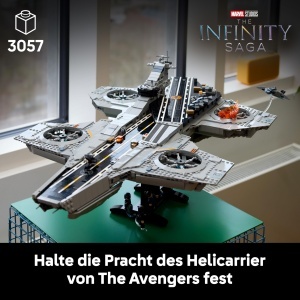 Set LEGO Marvel S.H.I.E.L.D. Helicarrier 3057 piese cu 6 minifigurine - Img 2