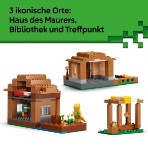 Set LEGO Minecraft - Atacul Magicianului asupra Satului 21596, 607 piese, 11 figurine - Img 3