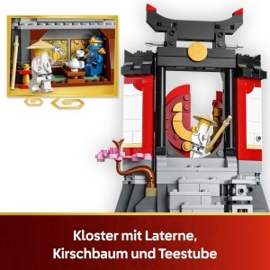 Set LEGO Ninjago 15 ani - Kloster cu 8 Minifiguri si Accesorii - Img 4