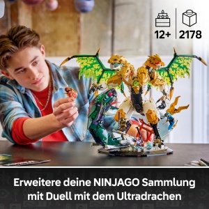 Set LEGO NINJAGO Duell cu Ultradrachen 71872 - 2178 piese, 4 figurine, dragon mobil - Img 2