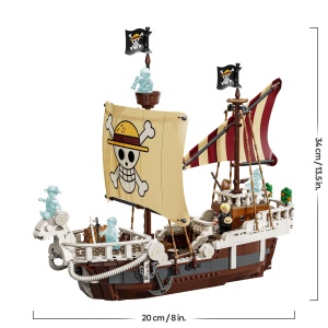 Set LEGO ONE PIECE - Vasul Pirat Flying Lamb (75639) - 1376 piese, 5 figurine - Img 8