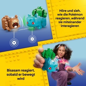 Set LEGO Pokemon SMART Play Bisasam si Bidiza, 240 piese, varsta 7 - Img 6