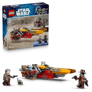 Set LEGO Star Wars 75437 Cobb Vanth Speeder cu 2 Figurine, 207 Piese, Interactiv