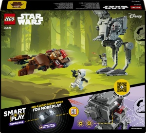 Set LEGO Star Wars AT-ST Angriff auf Endor 75424 cu 3 figurine, 347 piese - Img 11