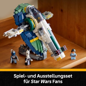 Set LEGO Star Wars Jango Fett 707 piese, Raumschip cu 3 Minifigurine, 9 ani - Img 6