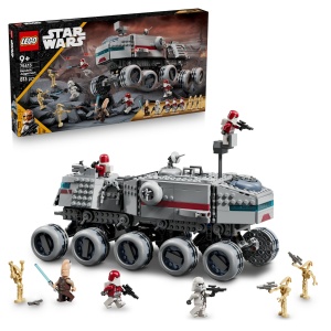 Set LEGO Star Wars Juggernaut 75413, 813 piese, cu 5 figurine si lumina
