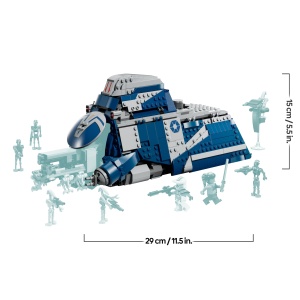 Set LEGO Star Wars MTT Separatisti 75435, 976 piese, pentru copii 9 - Img 7
