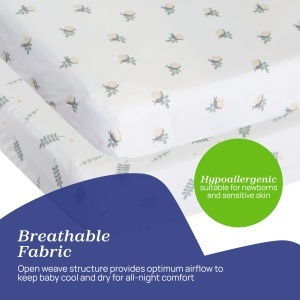 Set lenjerie pat Chicco Bambusfaser 58x110 cm Compatibil Next2Me Forever - Img 5